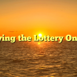Playing the Lottery Online